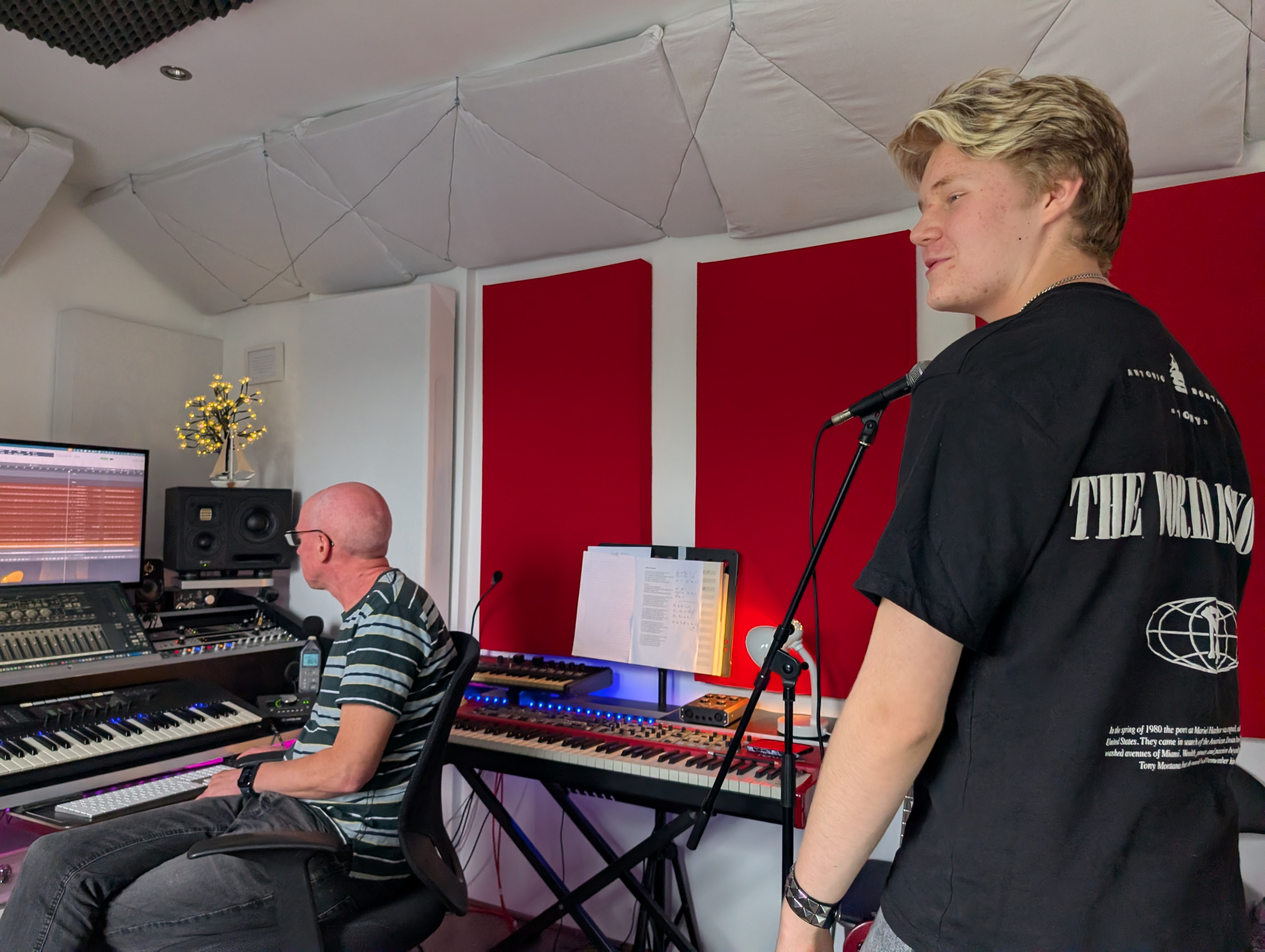Recording session in Brighton